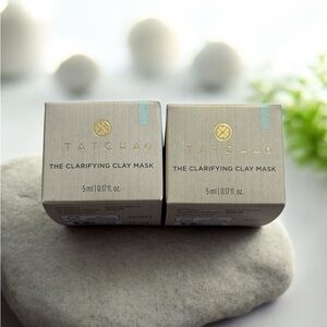 Tatcha The Clarifying Clay Mask - LOT OF 2 - (Travel Size. 0.17 fl. oz. each)